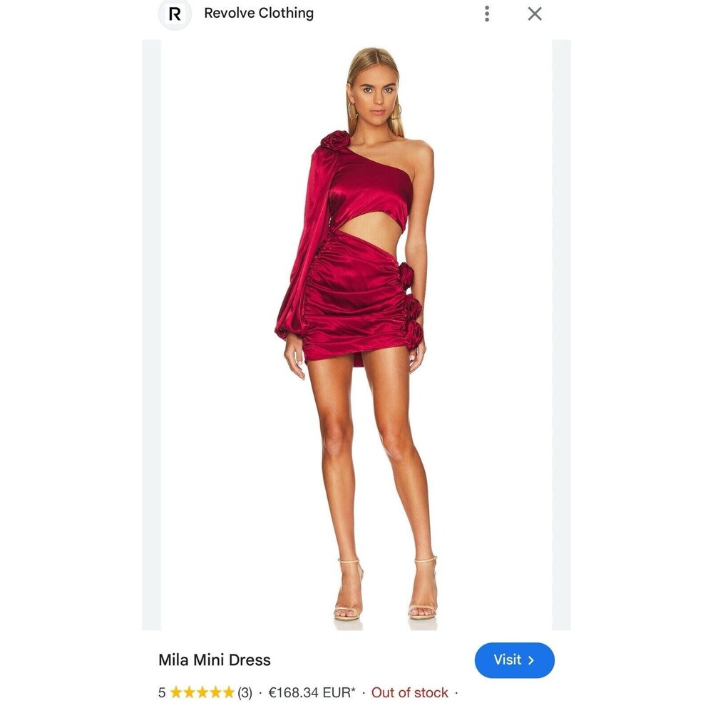 NWT For Love & Lemons Mila Mini Dress Worn by Sarah Hyland's On Love Island USA
